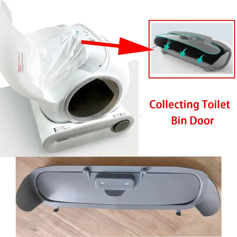 Tonepie Silicone Cat Litter Mat Rubber Plug Closed Collecting Dedicated Smart Cat Litter Box Accessories Waterproof Easy Clean