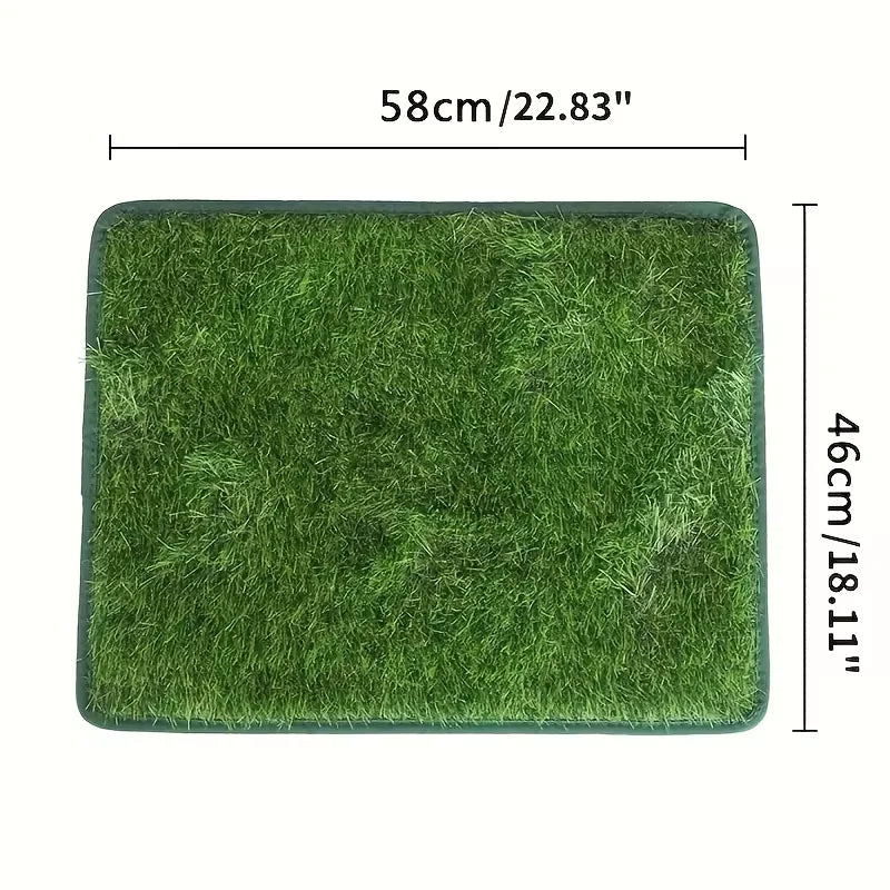 Simulation Lawn Dog Toilet Training Mat Washable Pet Urine Mat Dog Toilet Replacement Pad Eco-Friendly Non-Slip Pet  Accessory