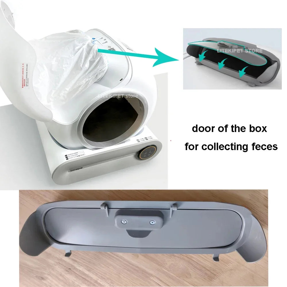 TONEPIE Automatic Cat Litter Box Accessories Bin Door Bottom Capsule Ventilation Screen Filter Mesh for Pet Toilet Replacement