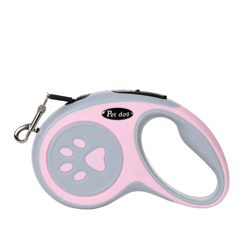 3m 5m Nylon Pet Dog Leash Automatic Retractable Extending Rope Puppy Walking Running Traction Roulette For Small Big Dogs Cats