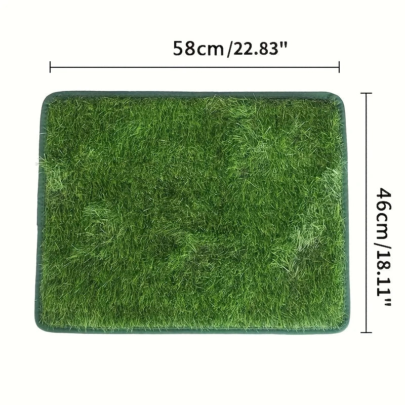 Simulation Lawn Dog Toilet Training Mat Washable Pet Urine Mat Dog Toilet Replacement Pad Eco-Friendly Non-Slip Pet  Accessory