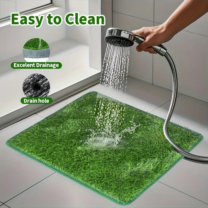 Simulation Lawn Dog Toilet Training Mat Washable Pet Urine Mat Dog Toilet Replacement Pad Eco-Friendly Non-Slip Pet  Accessory
