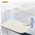 Ultra-Soft Cat Window Hammock Cloud Like Cozy Bed For Napping-Secure Mounting Space Saving   Ideal For Enjoying Scenery